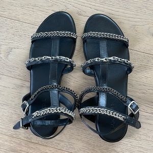 Coach gladiator sandals size 10